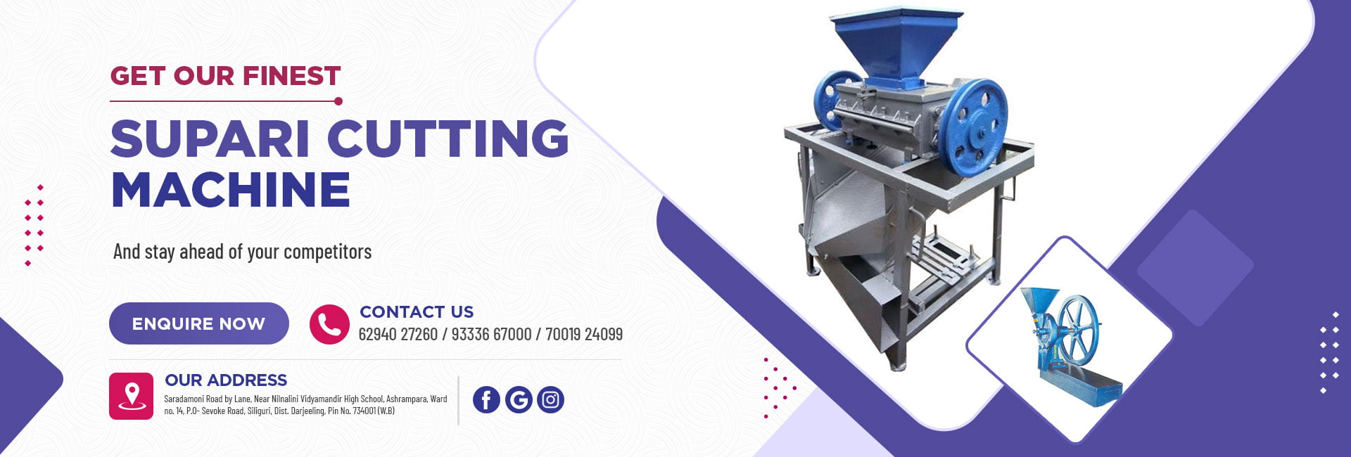 Supari Cutting Machine